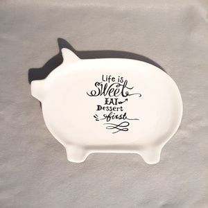 White Ceramic tray or plate